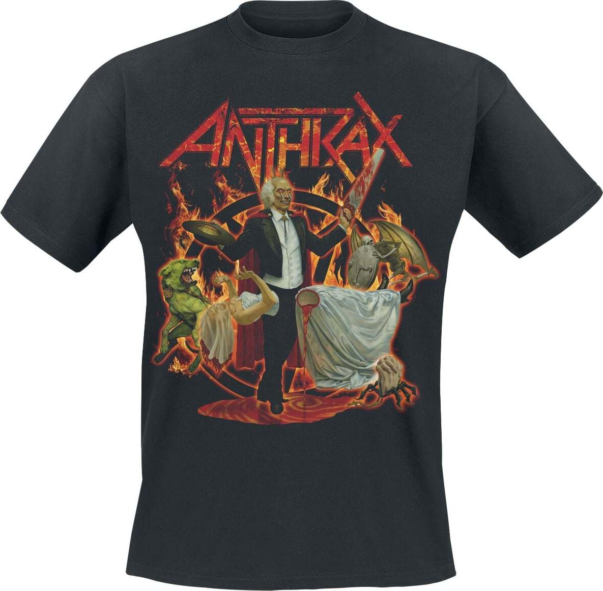 Anthrax Fiery Magician Tričko černá