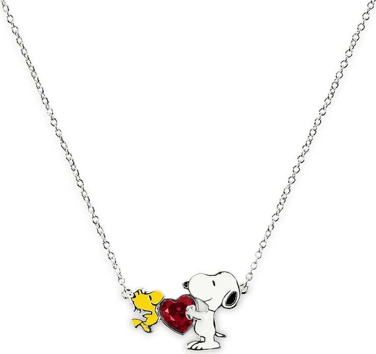 Peanuts Snoopy & Woodstock Náhrdelník - řetízek vícebarevný