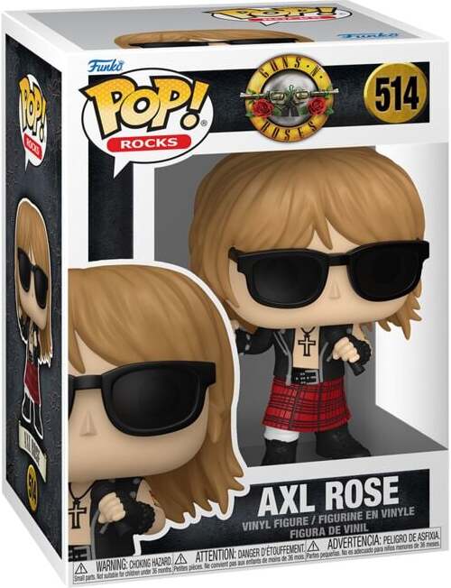 Guns N' Roses Axl Rose (Pop!Rocks) Vinyl Figur 514 Sberatelská postava standard
