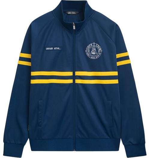 Unfair Athletics DMWU Tracktop Blue/ Yellow Tepláková bunda modrá/žlutá