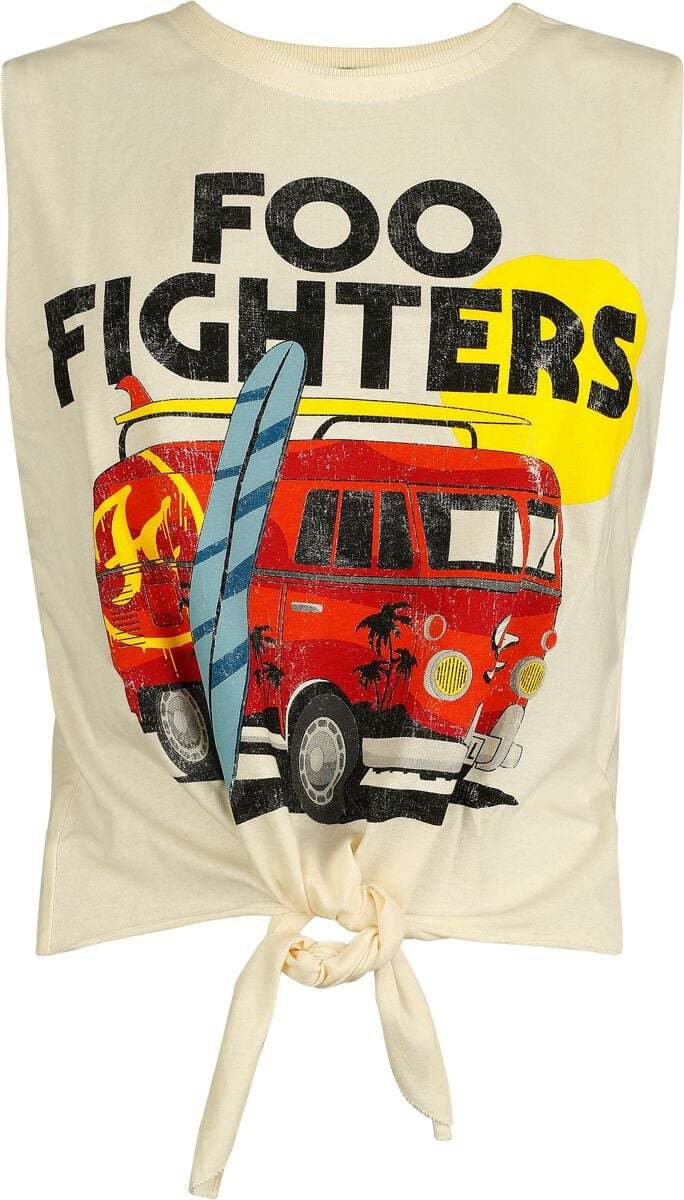 Foo Fighters Amplified Collection - Camper Van Dámský top bílá