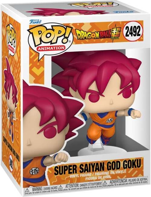 Dragon Ball Vinylová figurka č.2492 Super Saiyan God Goku Sberatelská postava standard