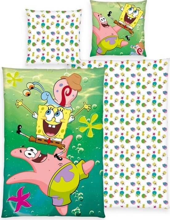 SpongeBob SquarePants Spongebob - Patrick - Gary Ložní prádlo vícebarevný