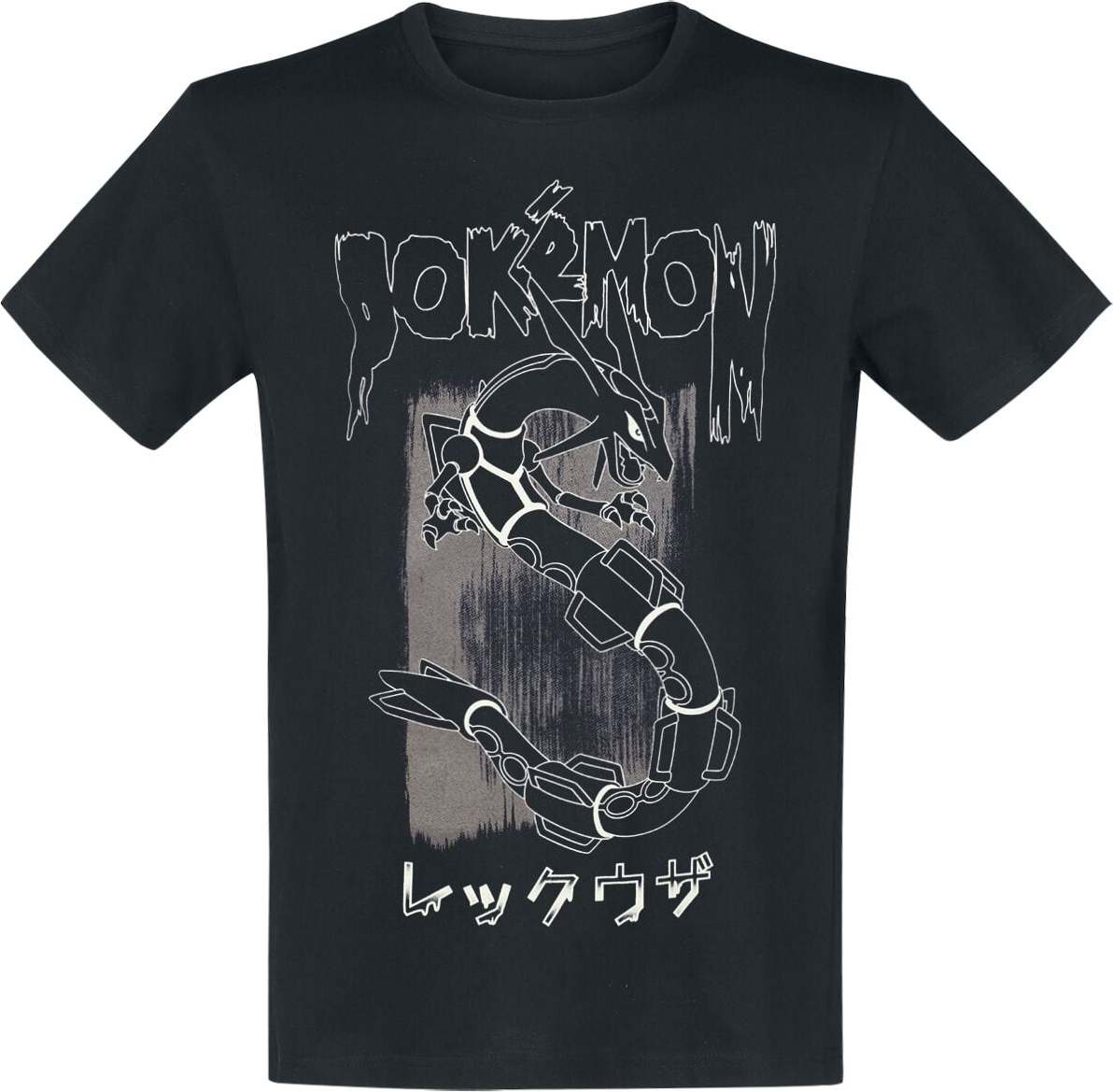 Pokémon Rayquaza Tričko černá