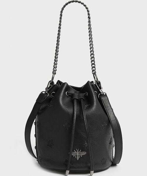 Killstar Veil Of Dawn - Hive Queen Bucket Bag Kabelka černá