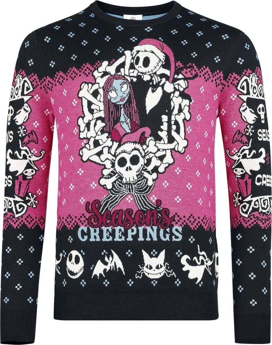 The Nightmare Before Christmas Making Christmas Fright Pletený svetr vícebarevný