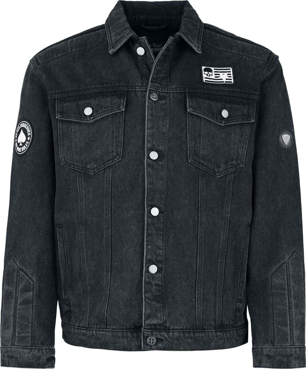 Rock Rebel by EMP Rebels & Reapers Bunda šedá