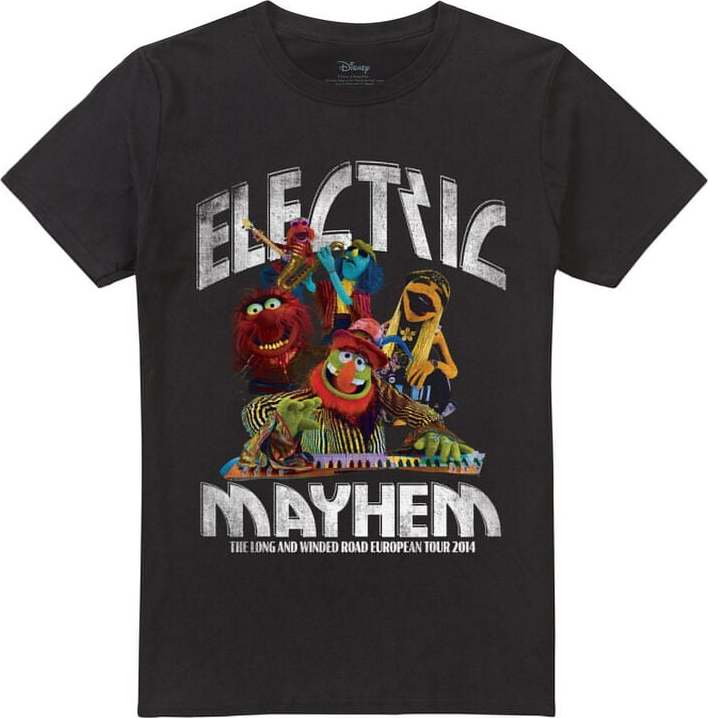 The Muppets Electric Mayhem Tričko černá