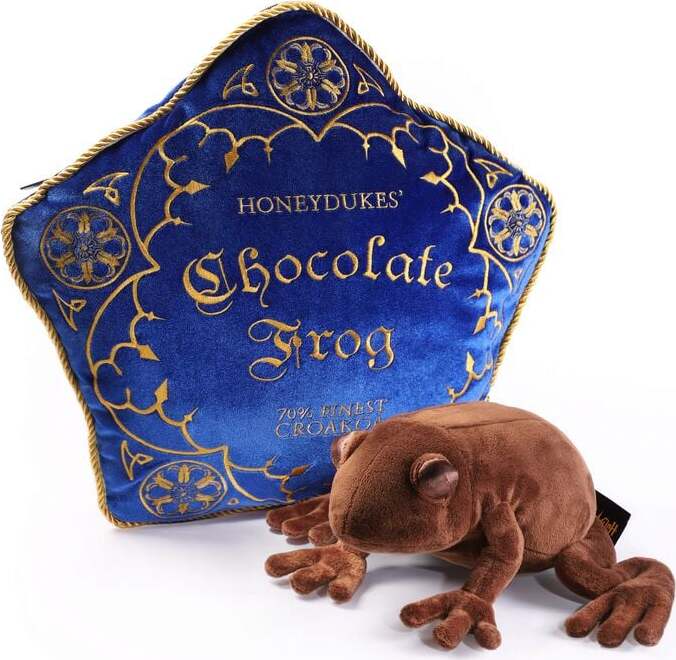 Harry Potter Čokoládová žába s polštářkem plyšová figurka vícebarevný