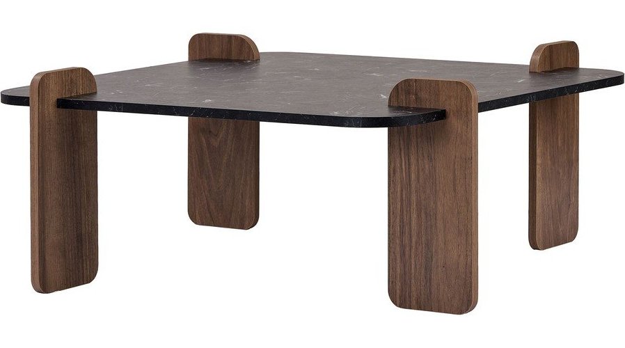 Černý konferenční stolek 90x90 cm Marais – Nordure