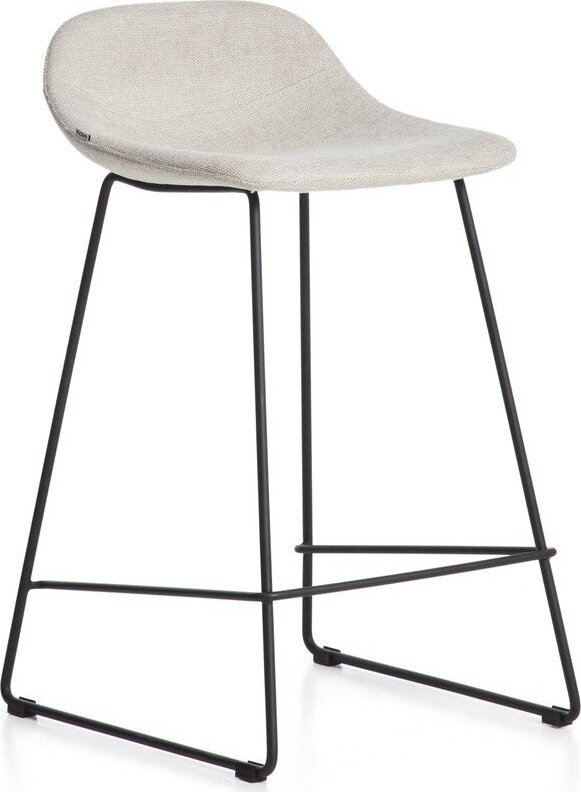Krémová barová stolička (výška sedáku 65 cm) Zahara – Kave Home