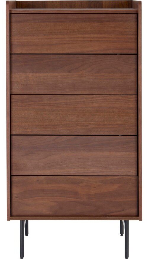 Komoda v dekoru ořechu v tmavě přírodní barvě 60x118,5x45 cm Örgryte – Jotex