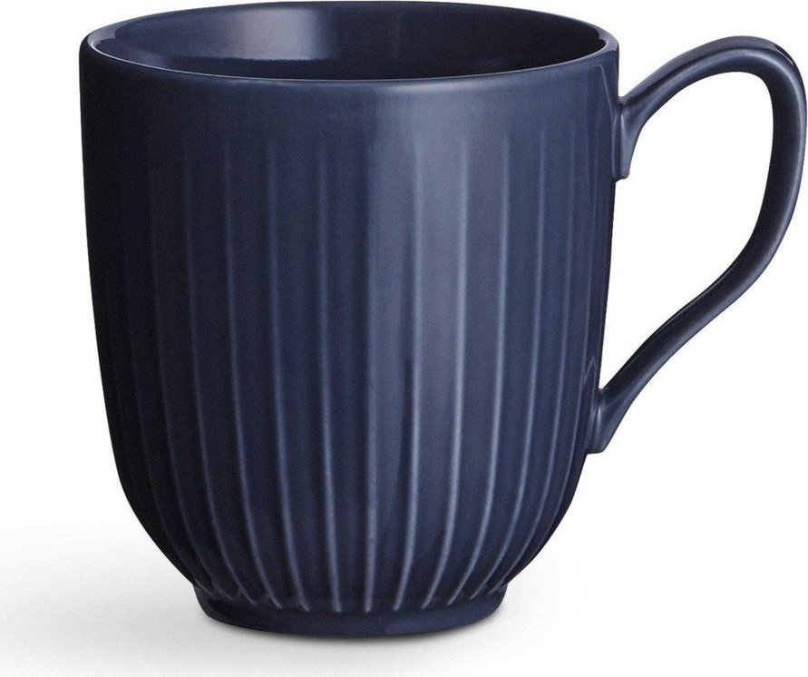 Tmavě modrý porcelánový hrnek Kähler Design Hammershoi, 330 ml