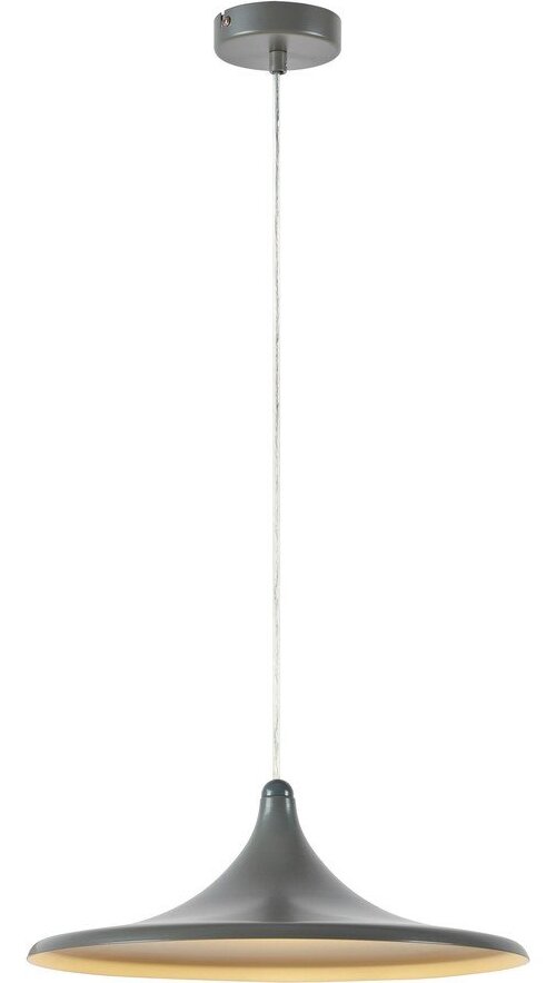 Šedé kovové LED stmívatelné závěsné svítidlo ø37x13 cm Beam – Markslöjd