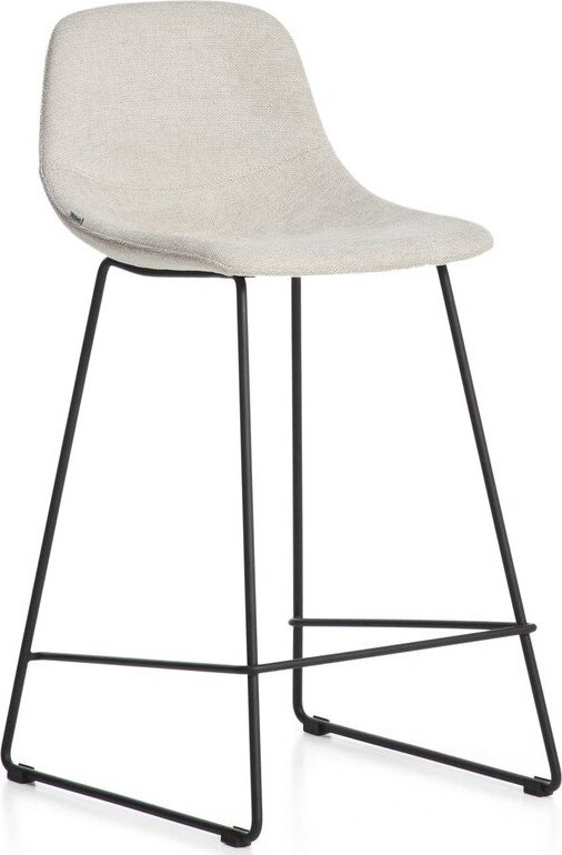 Krémová barová židle (výška sedáku 65 cm) Zahara – Kave Home