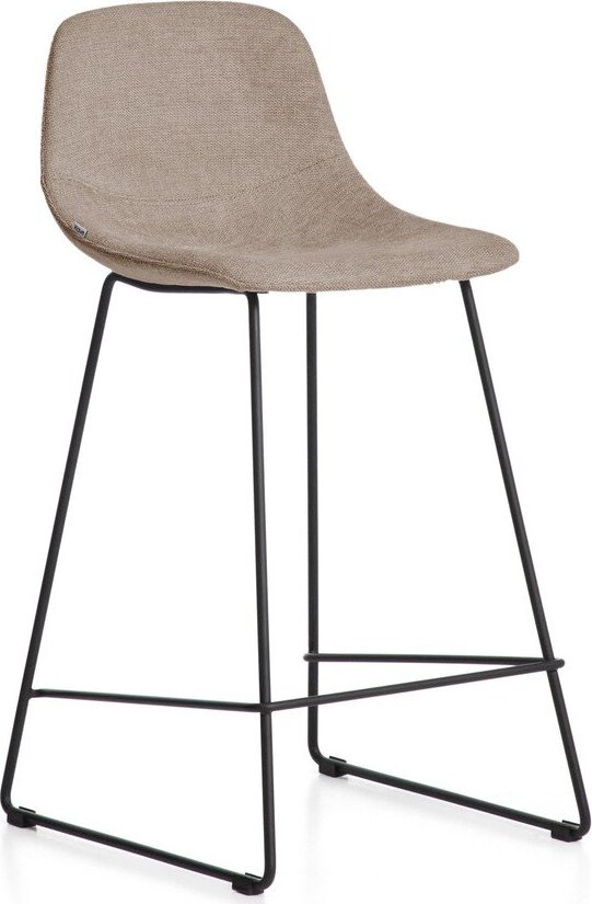 Taupe barová židle (výška sedáku 65 cm) Zahara – Kave Home
