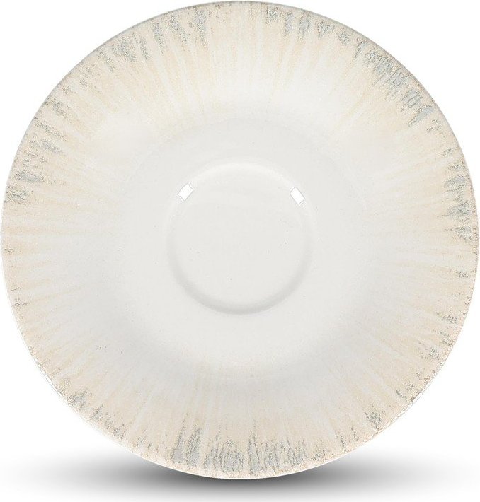 Světle šedý porcelánový podšálek ø 14 cm Nuance – BonBistro