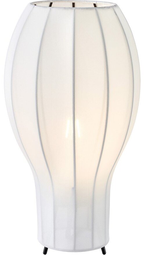 Bílá látková stolní lampa (výška 36,5 cm) Globo – Markslöjd