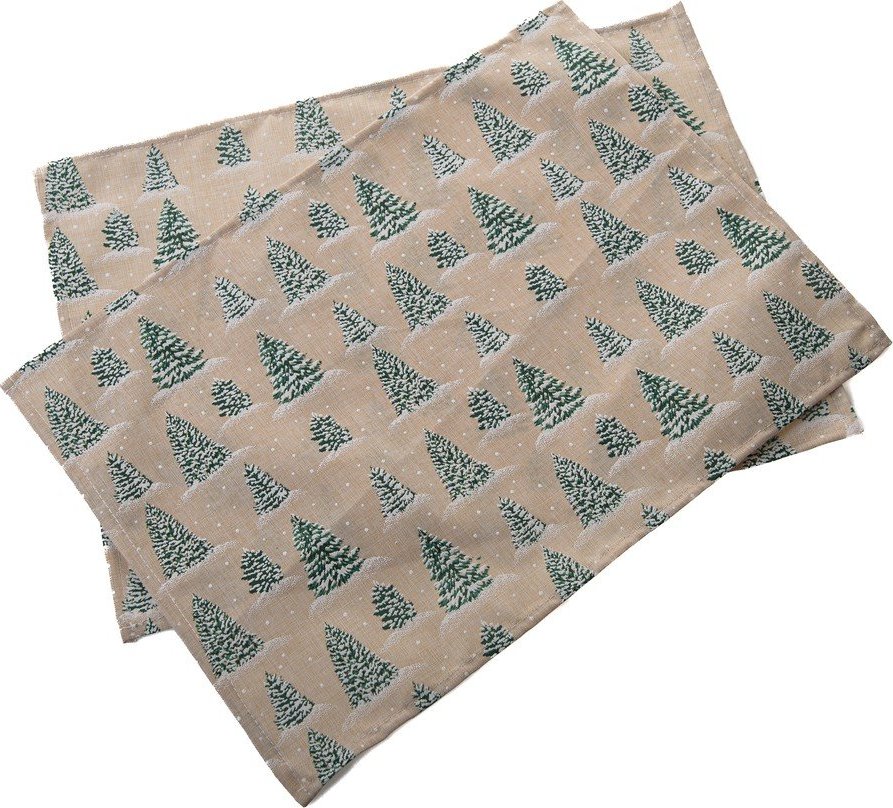Látková prostírání s vánočním motivem v sadě 2 ks 32x45 cm – Dakls