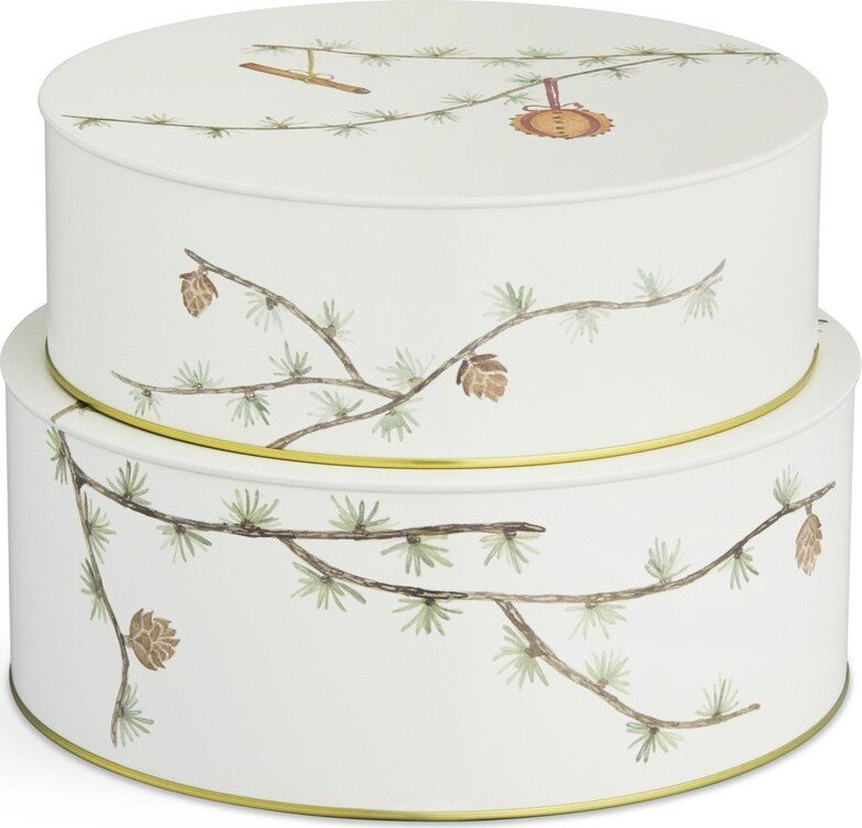 Dózy v sadě 2 ks na sušenky Hammershøi Christmas – Kähler Design