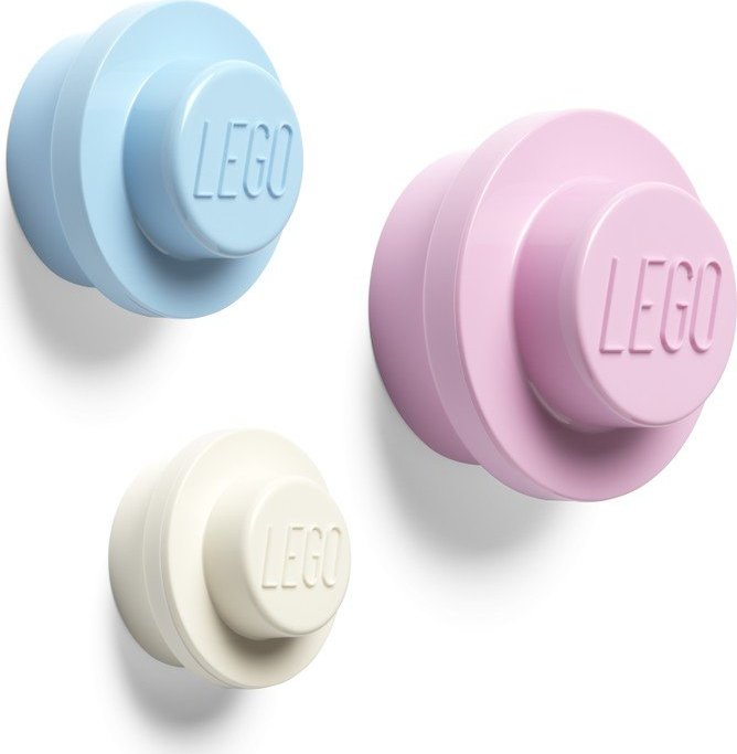 Nástěnné plastové háčky v sadě 3 ks – LEGO®