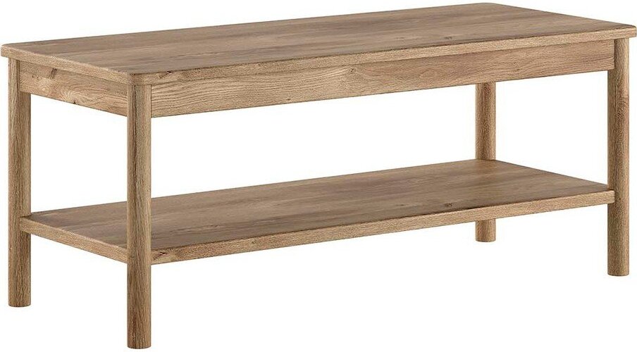 Dřevěná/z MDF lavice v přírodní barvě Olive – Vipack