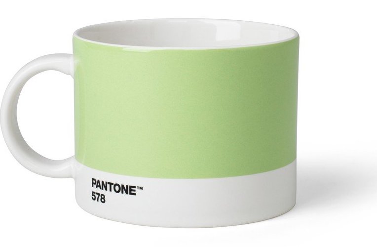 Světle zelený porcelánový hrnek 475 ml Light Green 578 – Pantone