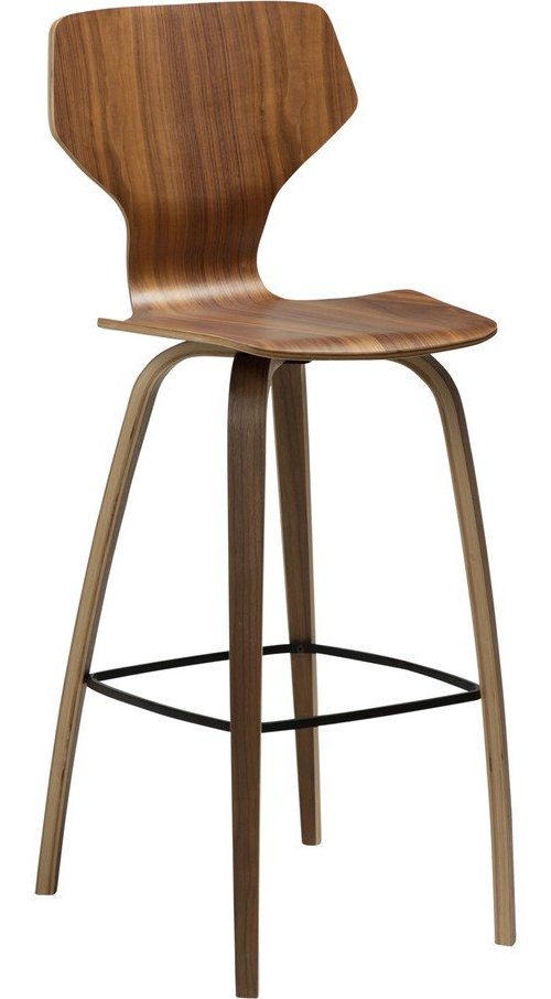 Barová židle v tmavě přírodní barvě (výška sedáku 75 cm) S.I.T – DAN-FORM Denmark