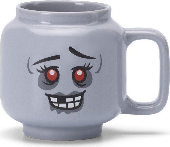 Šedý keramický dětský hrnek na latte 255 ml Zombie – LEGO®
