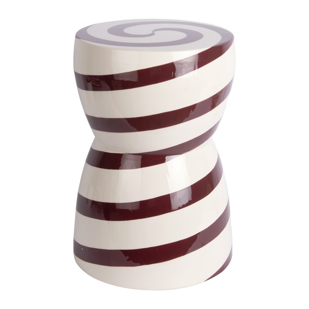 Kovový kulatý odkládací stolek ø 30 cm Dublin Swirl – Leitmotiv