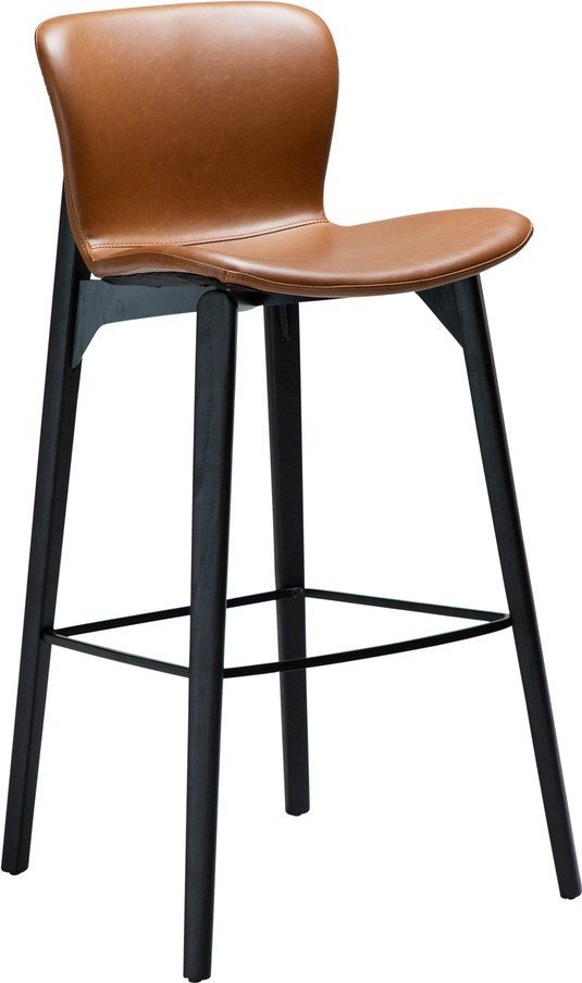 Hnědá barová židle (výška sedáku 68 cm) Paragon – DAN-FORM Denmark