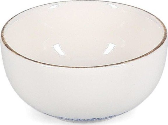 Bílá/modrá porcelánová miska 210 ml Azul – BonBistro