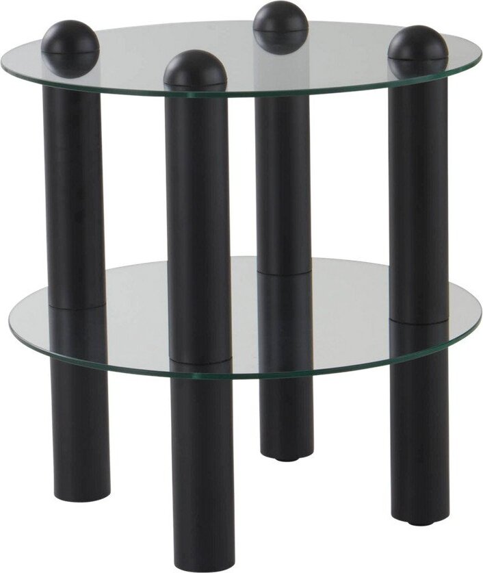 Skleněný kulatý odkládací stolek ø 48 cm Egan – Jotex