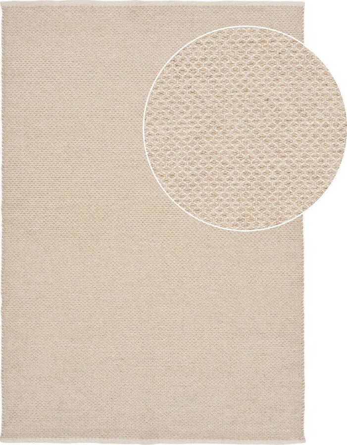 Krémový vlněný koberec 200x300 cm Gaya – House Nordic