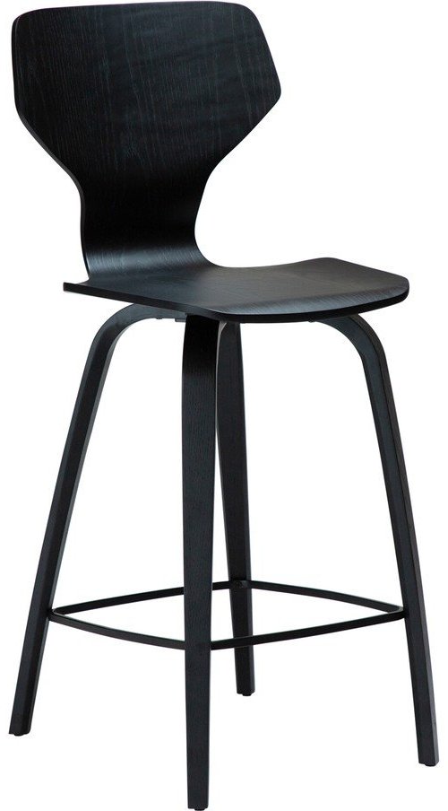 Černá barová židle (výška sedáku 65 cm) S.I.T – DAN-FORM Denmark
