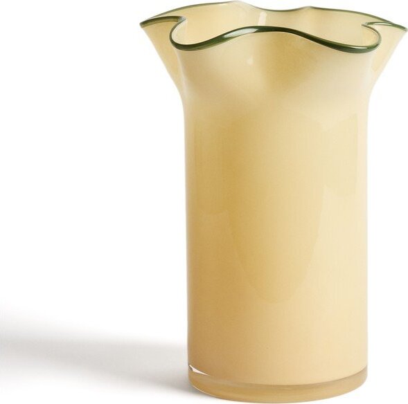 Žlutá skleněná váza (výška 31 cm) Endasi – Kave Home — fotka 1
