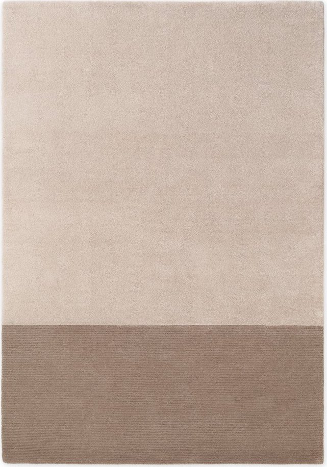 Hnědý/krémový koberec s příměsí vlny 160x230 cm Hugo – Villeroy&Boch