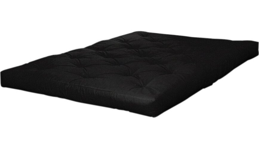 Černá měkká futonová matrace 140x200 cm Sandwich – Karup Design