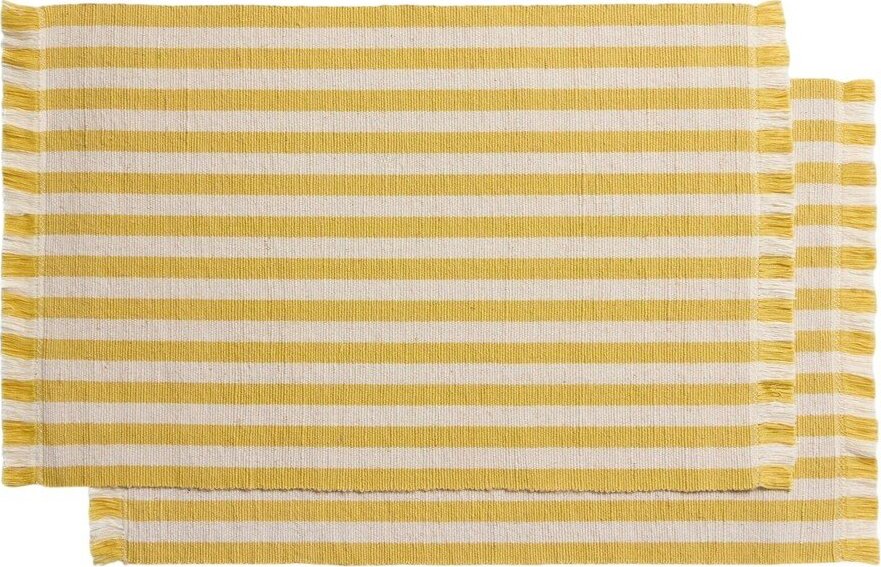 Látková/z juty prostírání v sadě 2 ks 35x50 cm Daltan – Kave Home