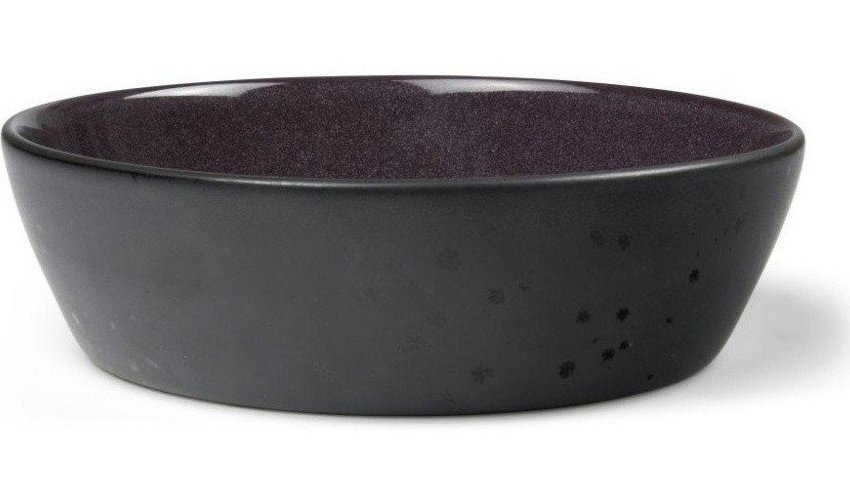 Černá/fialová miska z kameniny Gastro Black/Purple – Bitz