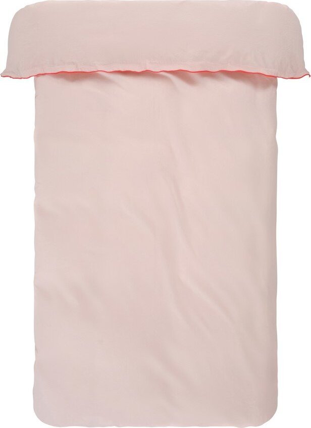 Červené/světle růžové povlečení na dvoulůžko/prodloužené z bavlněného perkálu 200x220 cm Pivot – Jotex