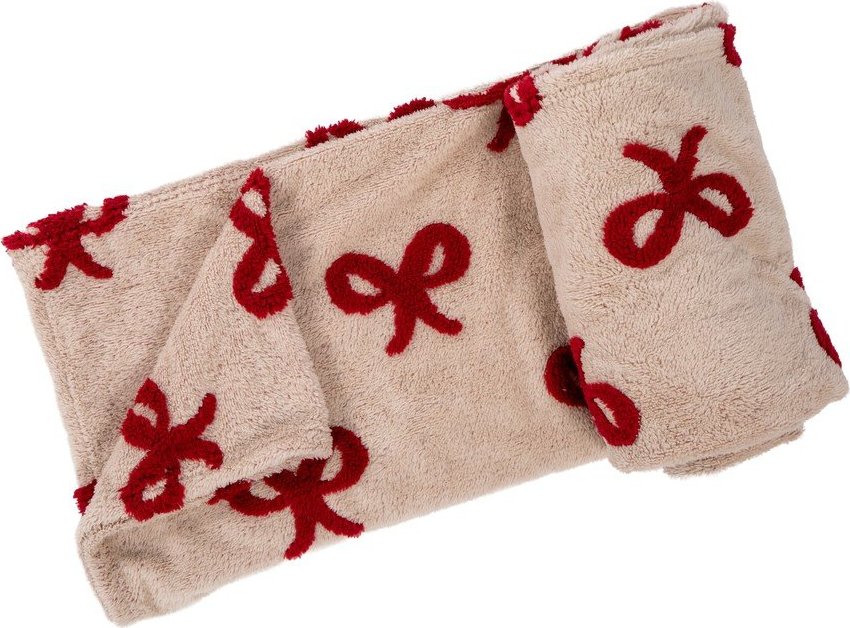 Deka s vánočním motivem z mikroplyše XMAS – Tiseco Home Studio