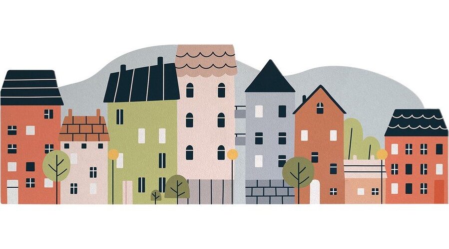 Akustická tabule Happy Town – Styler