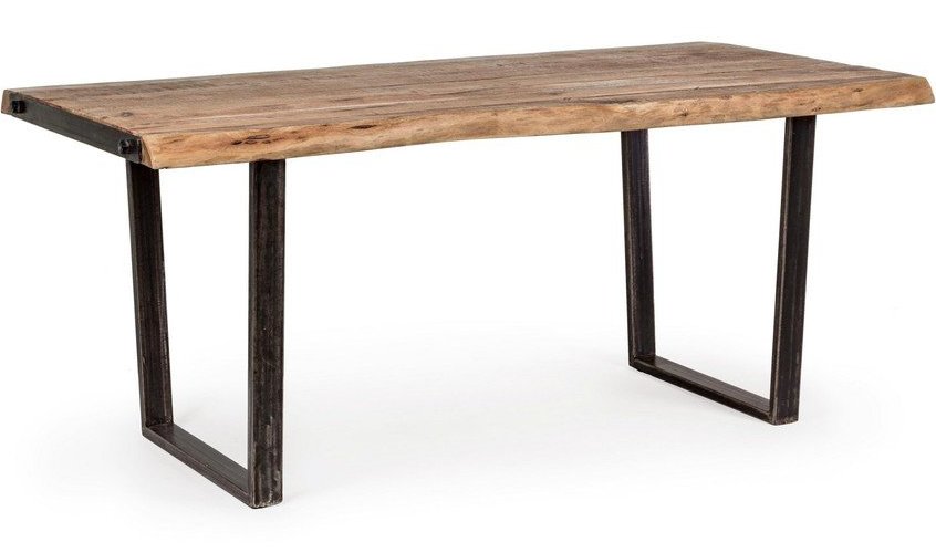 Jídelní stůl s deskou z akácie 90x180 cm Elmer – Bizzotto