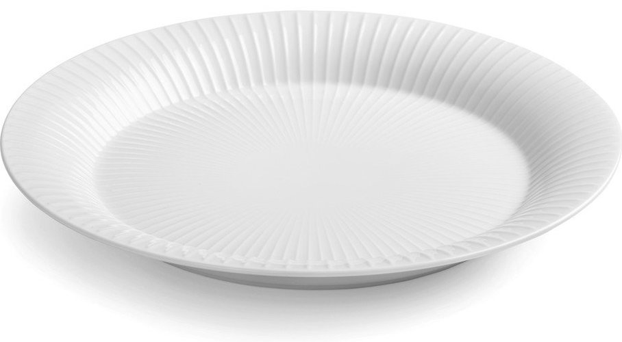 Bílý porcelánový talíř Kähler Design Hammershoi, ⌀ 27 cm