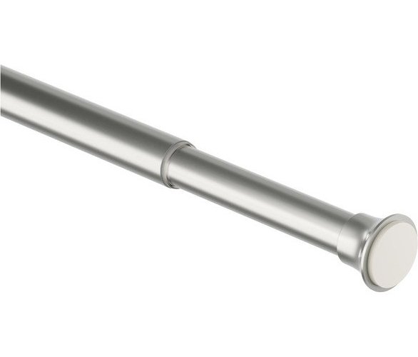 Tyč na sprchový závěs v matně stříbrné barvě 106 - 182 cm Chroma – Umbra