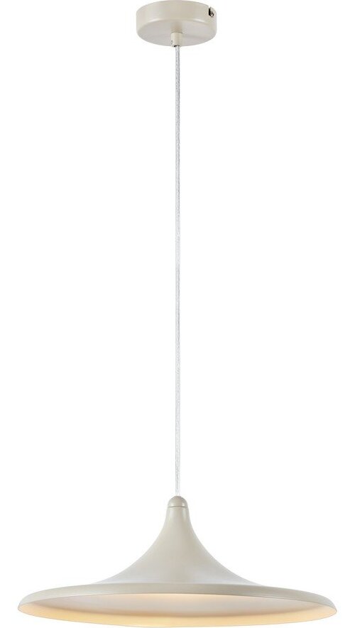 Béžové kovové LED stmívatelné závěsné svítidlo ø37x13 cm Beam – Markslöjd