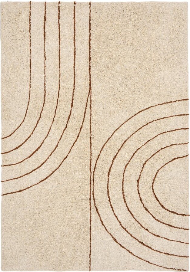 Béžový koberec s příměsí bavlny 200x300 cm Tampa – House Nordic