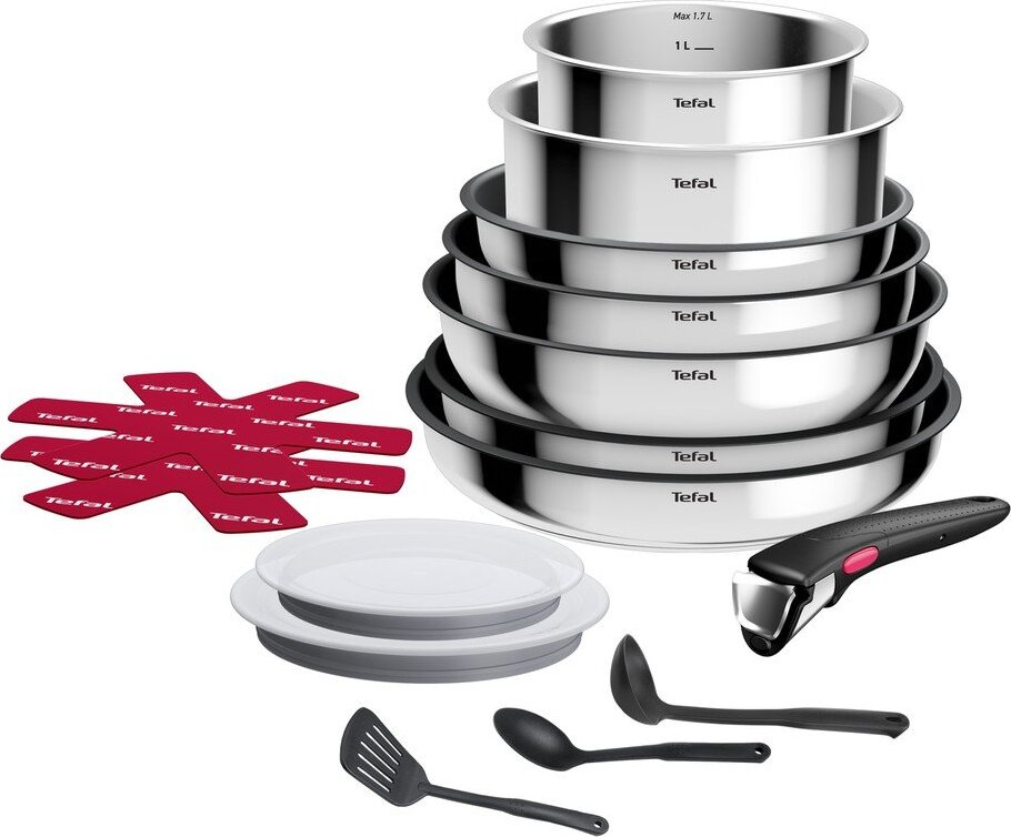 Hliníková sada nádobí 15 ks INGENIO Cook Eat L881SF04 – Tefal