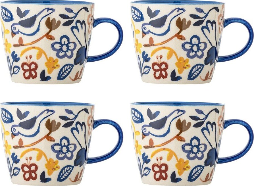 Kameninové hrnky v sadě 4 ks 300 ml Figuria – Bloomingville